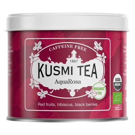 Kusmi Tea AquaRosa Bio boite métal 100 grammes 