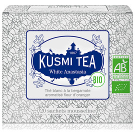 Kusmi Tea - White Anastasia - Th&eacute; blanc Bio Boite 90 grammes