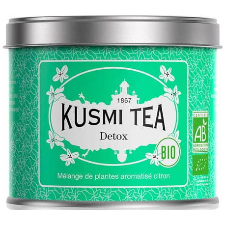 Kusmi Tea thé Détox bio boite métal 100 grammes
