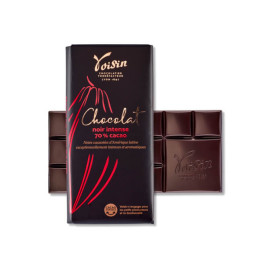TABLETTE 100g noir intense 70% Cacao - Chocolat Voisin