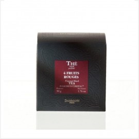 Dammann Fr&egrave;res - 4 fruits rouges - Th&eacute; noir