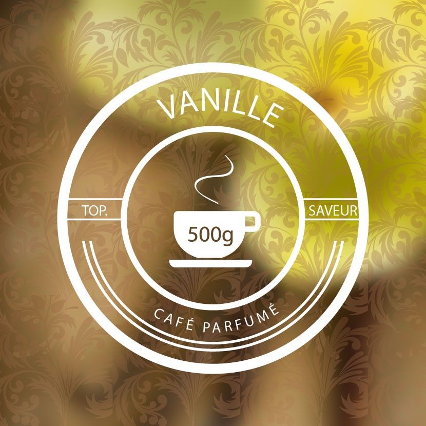 Café Aromatisé Vanille Décaféiné - Sachet de 250g - Café artisanal