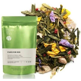 Palais des th&eacute;s, Paris For Her visuel feuilles th&eacute; vert