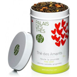 Palais des th&eacute;s - TH&Eacute; DES AMANTS - Th&eacute; vert visuel feuilles