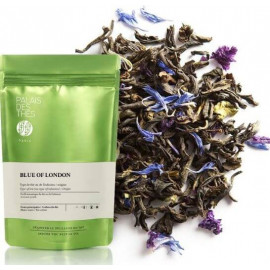 Palais des th&eacute;s - Th&eacute; Blue Of London - Th&eacute; noir Visuel feuilles