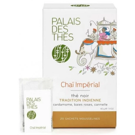 Palais des thés - Chai Impérial - Thé noir 20 sachets mousselines
