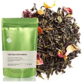 Palais des th&eacute;s - Th&eacute; des Concubines - Th&eacute; noir visuel feuilles