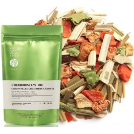 Palais des th&eacute;s - L'herboriste n&deg; 95 - CITRONNELLE, GINGEMBRE, CAROTTE BIO feuilles